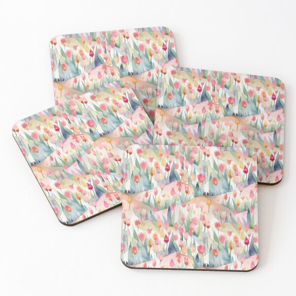Item preview, Colourful Tulip Fields designed and sold by sandy3105.