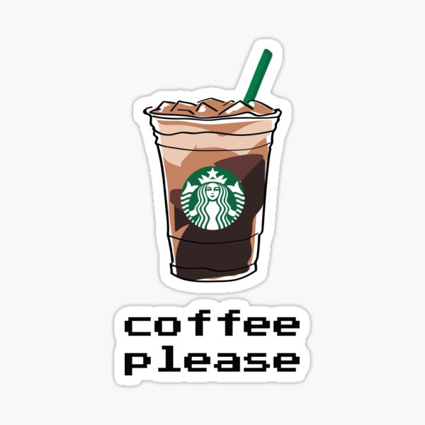 Sticker Starbucks Coffee