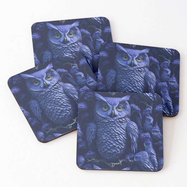 Item preview, Unveiling the Enigmatic Dance of Owls in 4K Op Art designed and sold by AmazingLab.