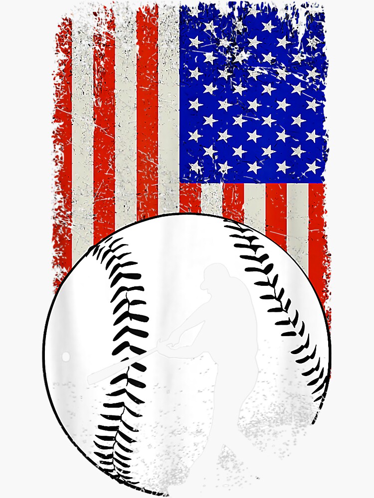 Baseball Lover America USA 4th of July