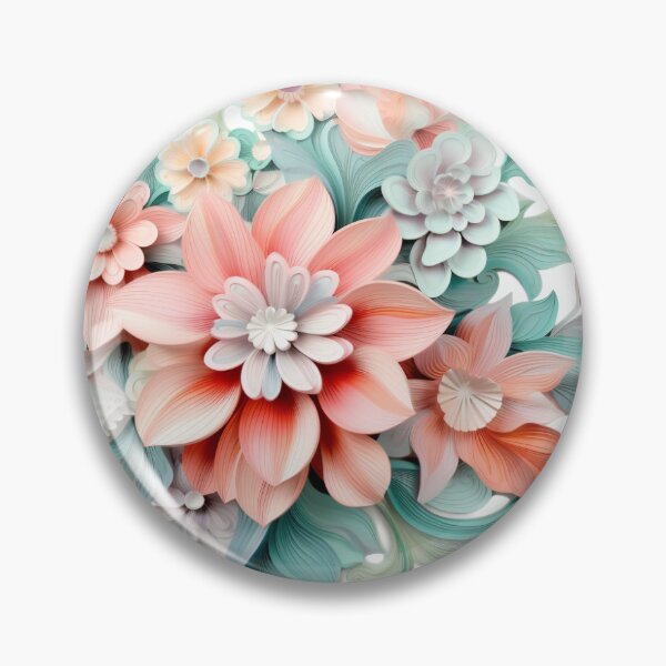 Item preview, Pastel floral design  designed and sold by DigitalDreamery.