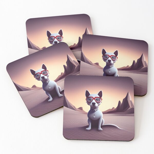 Item preview, dog in the desert 3d stylized designed and sold by krugerable.