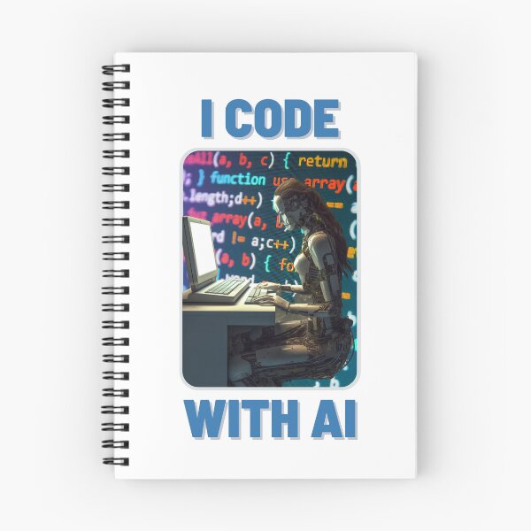 Item preview, I Code with AI designed and sold by Echo of Weekend.