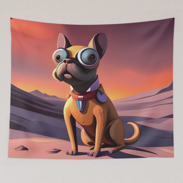 Item preview, dog in the desert 3d stylized designed and sold by krugerable.