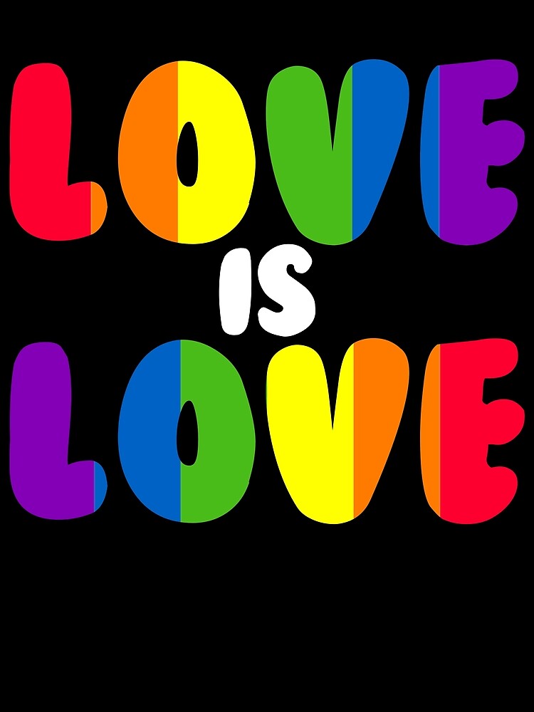 Thumbnail 3 von 3, Tuch, Love Is Love Rainbow LGBTQ Gay Pride Month Love Is Love Gear designt und verkauft von DynamicDesign.