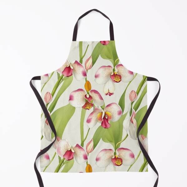 Item preview, watercolor orchids fuchsia white designed and sold by ohmdesignart.
