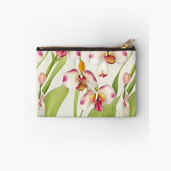 Item preview, watercolor orchids fuchsia white designed and sold by ohmdesignart.
