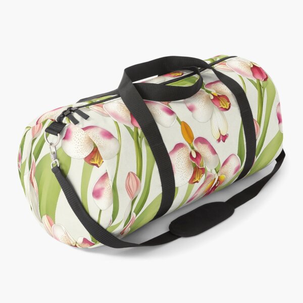 Item preview, watercolor orchids fuchsia white designed and sold by ohmdesignart.