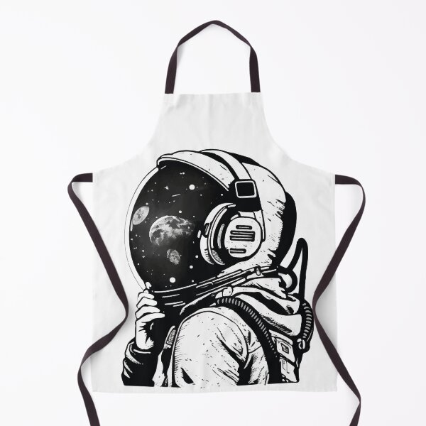 Item preview, Astronaut with headphones looking into space designed and sold by badbug.