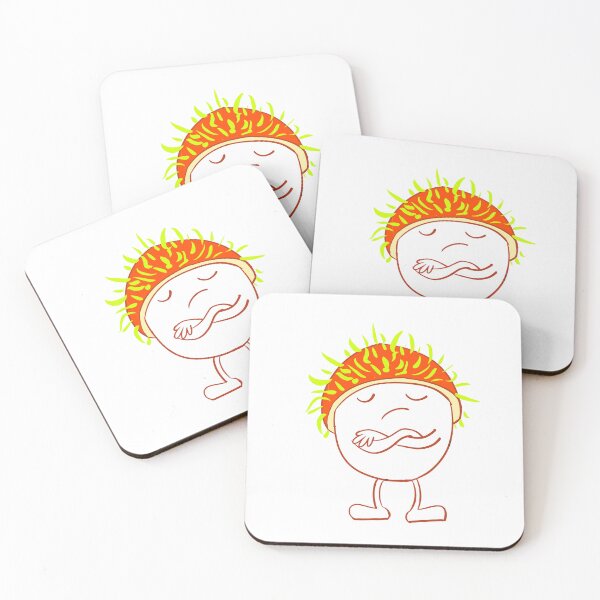 Item preview, half peeled rambutan designed and sold by monissolo.