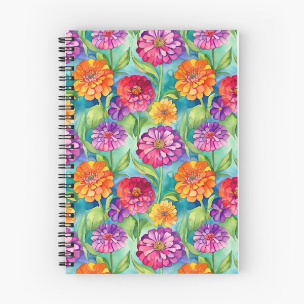 Item preview, Bold and Vibrant Zinnia Flowers and Leaves designed and sold by sandy3105.