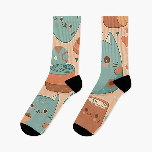 Item preview, Cute Cat Pattern designed and sold by Amir Faysal.