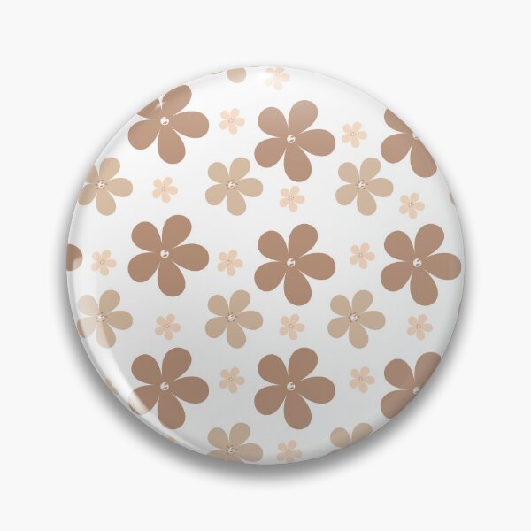 Item preview, Flower Garden Brown designed and sold by AngelDaisyDotCo.