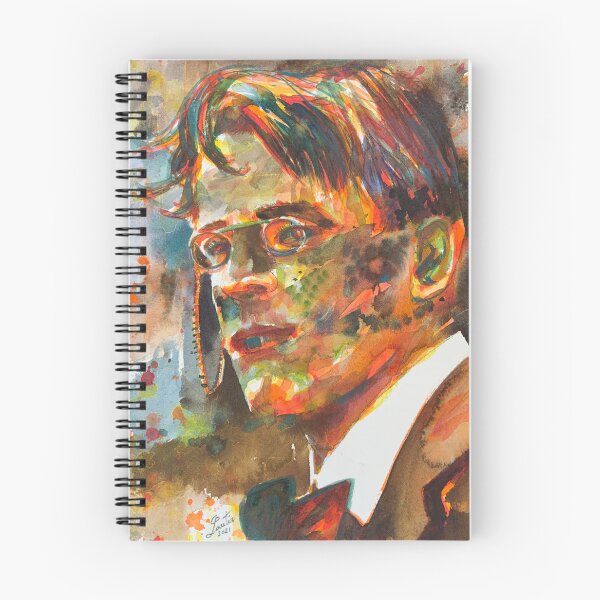 Item preview, W. B. YEATS - watercolor portrait .6 designed and sold by lautir.