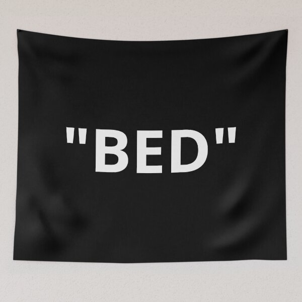 Item preview, Bed Quotation Marks White designed and sold by lukassfr.