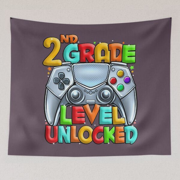 Item preview, 2Nd Grade Level Unlocked Gamer Back To School 2Nd Grade Kids  DM30690	 designed and sold by nfqxrjuw51.