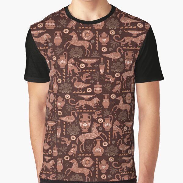 Ancient Greek Art & Pottery Graphic T-Shirt