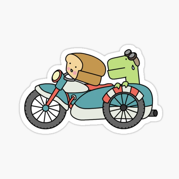 Loof & Timmy Motorbike Adventure | Sticker