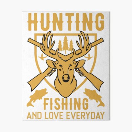 Hunting Fishing Art Board Prints for Sale