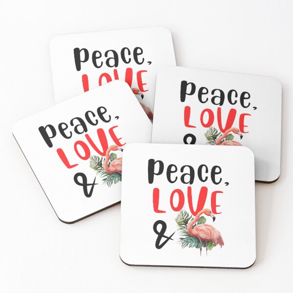 Item preview, Peace Love and Flamingos, Original Willow Days designed and sold by avit1.
