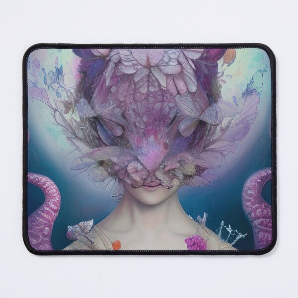 Item preview, Reptilian Floral Alien Face designed and sold by PlacidHinds.