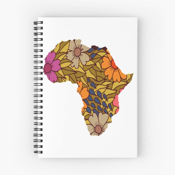 Item preview, África mapa floral designed and sold by adlkh.