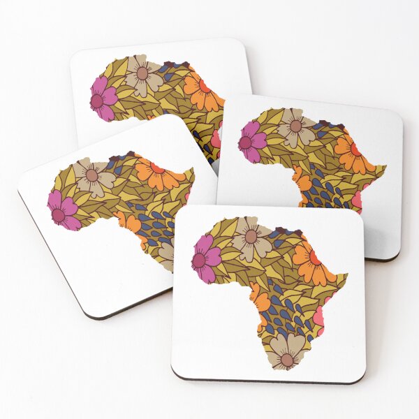 Item preview, Africa floral map designed and sold by adlkh.