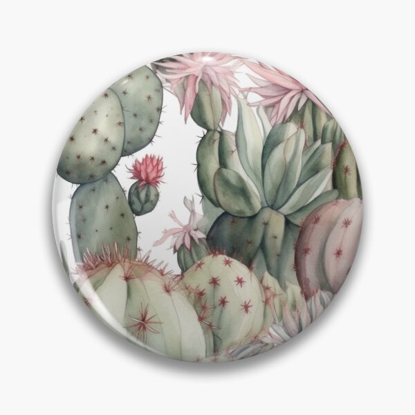 Item preview, Flowering Cactus Pattern designed and sold by sandy3105.