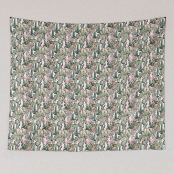 Item preview, Flowering Cactus Pattern designed and sold by sandy3105.