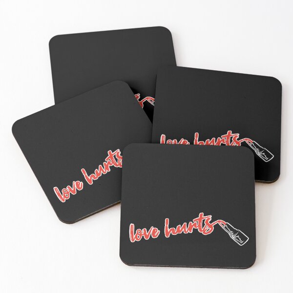 Item preview, Love Hurts - Hopeless Romantic - on black designed and sold by artbymandymeow.