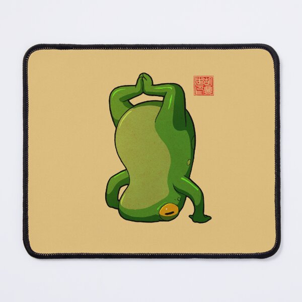 Item preview, yoga frog headstand pose designed and sold by DingHuArt.