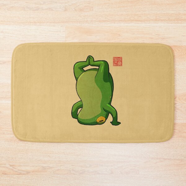 Item preview, yoga frog headstand pose designed and sold by DingHuArt.
