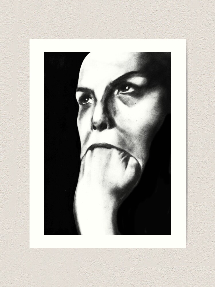 Alternate view of fist in the mouth Art Print