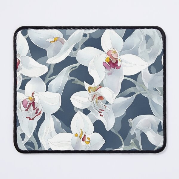 Item preview, watercolor orchid white designed and sold by ohmdesignart.