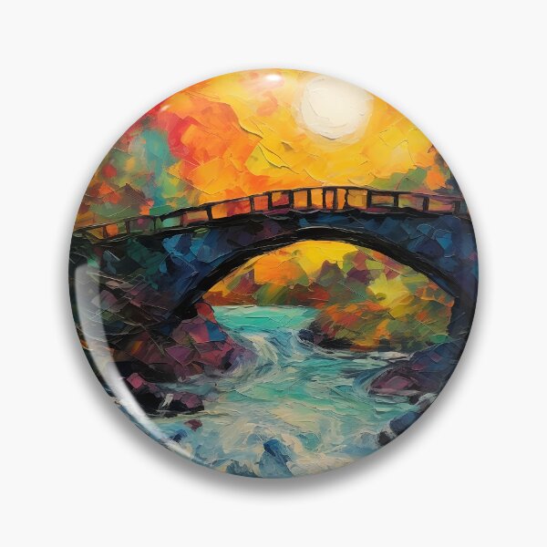 Item preview, Cascading falls on the river 2 designed and sold by Red Witch Art.