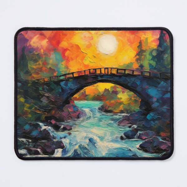 Item preview, Cascading falls on the river 2 designed and sold by Red Witch Art.