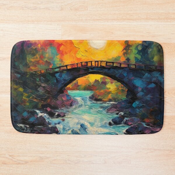 Item preview, Cascading falls on the river 2 designed and sold by Red Witch Art.