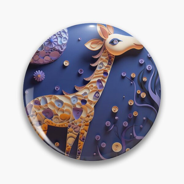Item preview, giraffe in the forest. 3D illustration. Paper cut. designed and sold by aiphotosart.