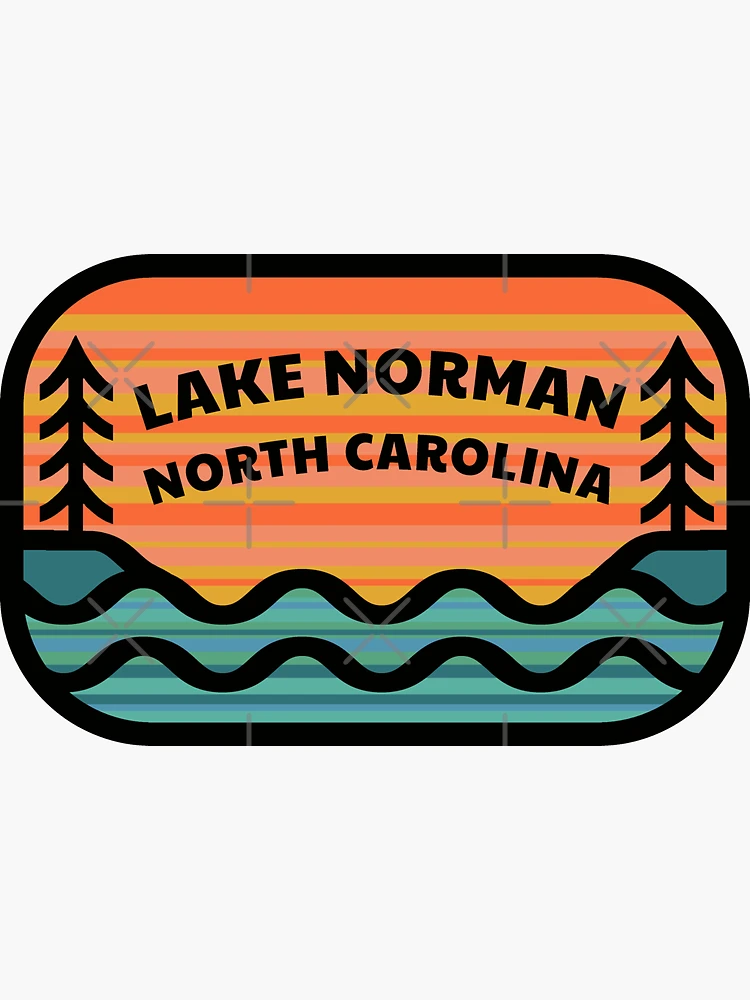 Lake Norman Sunset Logo | Sticker