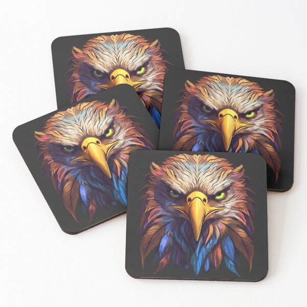 Item preview, Majestic Fierce Eagle portrait designed and sold by Corneel  Buma.