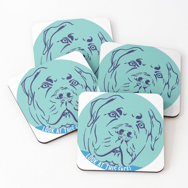 Item preview, Look at this face in Turq designed and sold by CandiceGyll.