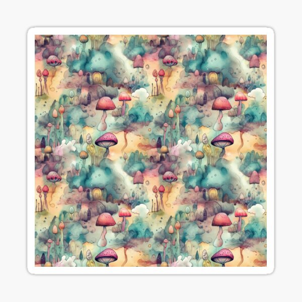 Item preview, Fantasy mushrooms designed and sold by PrintableBeats.