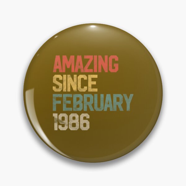 Item preview, 36 Year Old 	 Amazing Since February 1986 36th Birthday 		 designed and sold by qcajhurvq73.