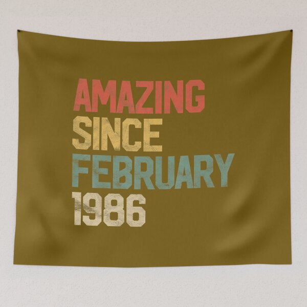 Item preview, 36 Year Old 	 Amazing Since February 1986 36th Birthday 		 designed and sold by qcajhurvq73.