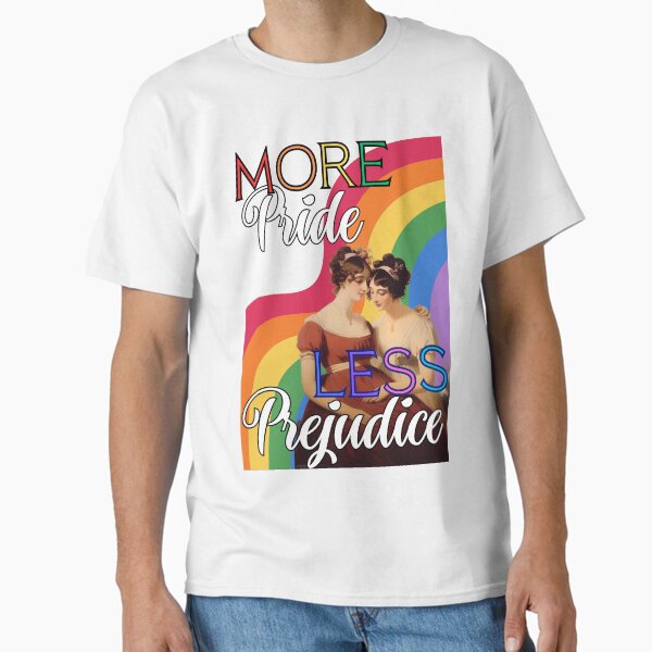 Item preview, More Pride Less Prejudice Gay Pride Jane Austen Regency Lesbians Print designed and sold by BethBryDesign.