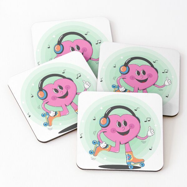 Item preview, Cutr retro pink heart  designed and sold by WonderworkLI.