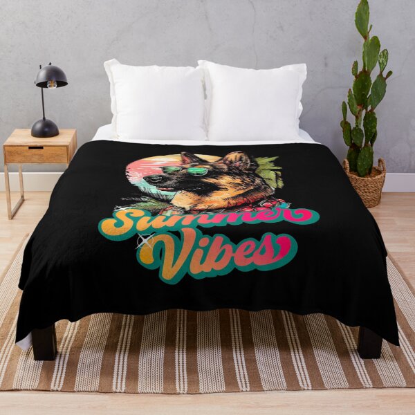 Item preview, German Shepherd Summer Vibes designed and sold by GO SHIRT-TEE.