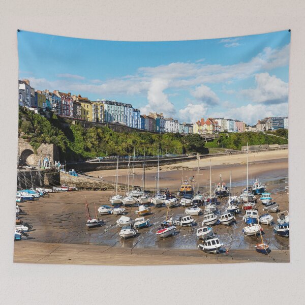Item preview, Waiting For the Tide In Tenby Harbour designed and sold by Paul Thompson Photography.