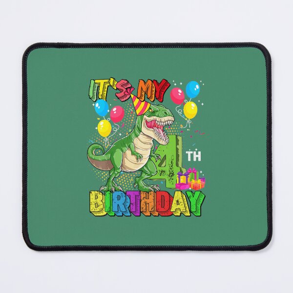 Item preview, Its My 4th Birthday 	 T Rex Dinosaur Birthday 4 Year Old 	 	 designed and sold by gkdaclnc44.