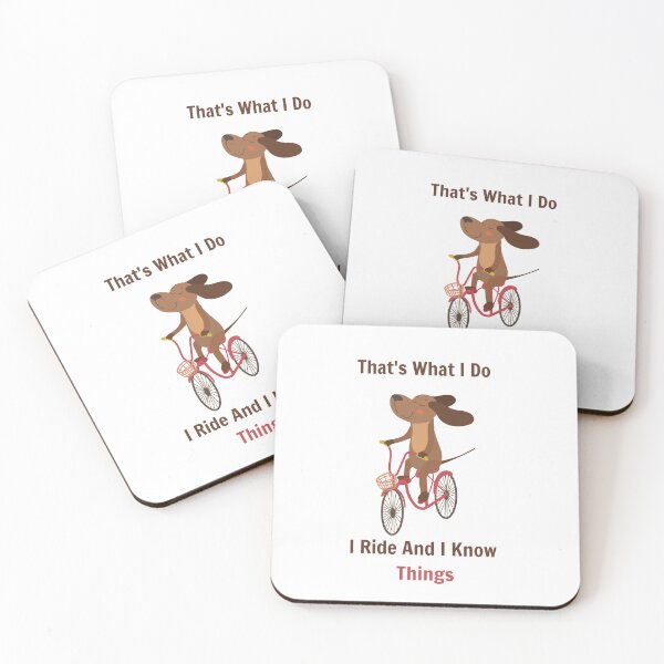 Item preview, Copy of Copy of Thats What I Do I Ride Bicycle And I Know Things designed and sold by Coldhand34.